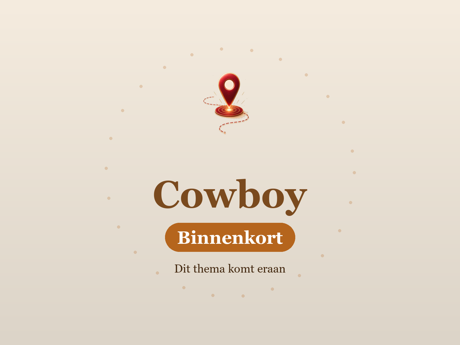 Diploma's met naam — voorbeeld voor Cowboy-thema