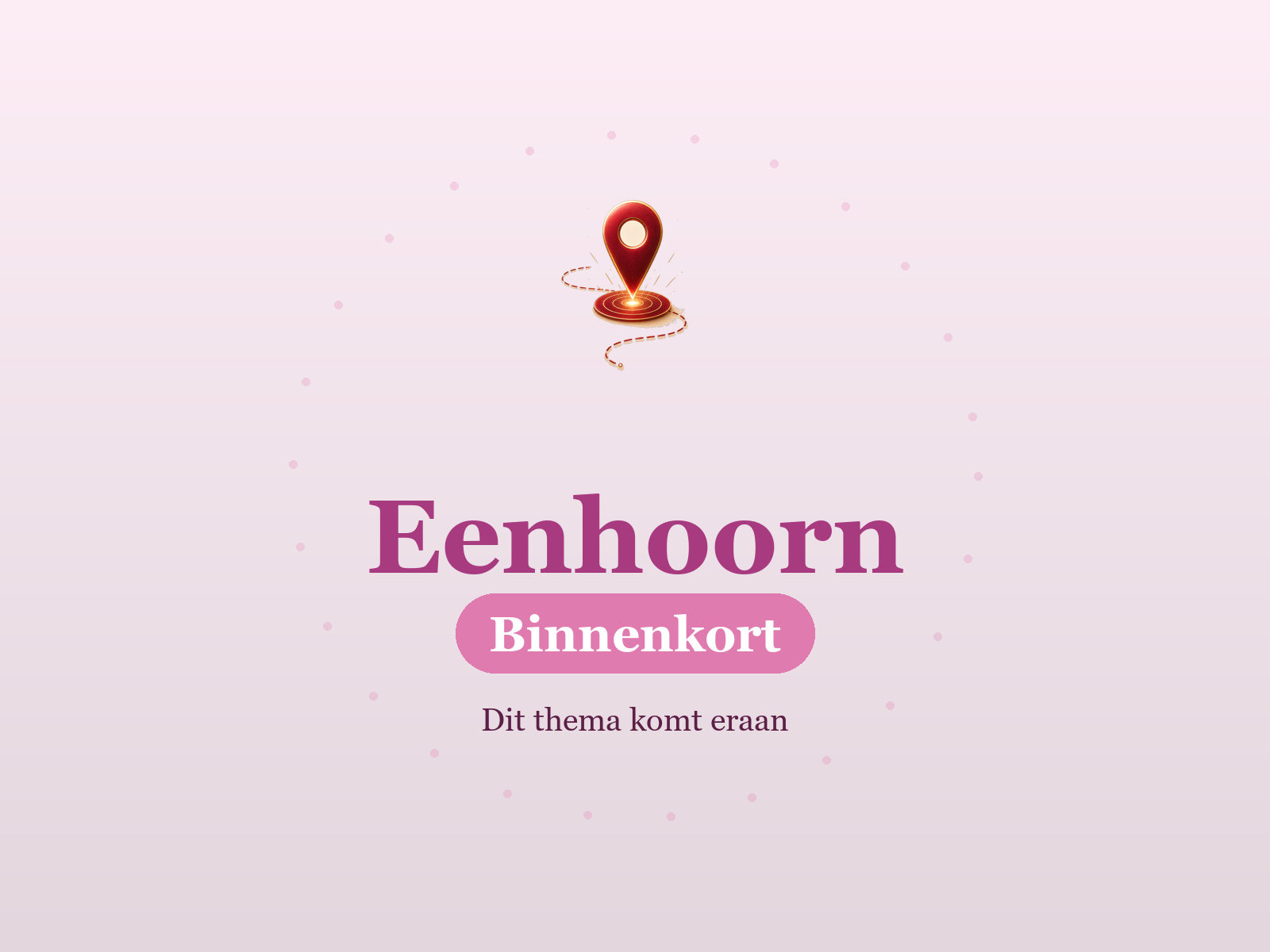 Uitnodiging A6 — voorbeeld voor Eenhoorn-thema